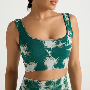 Sujetador deportivo de alta calidad para mujer, estilo racerback, suave como la mantequilla, top corto para correr, entrenamiento, gimnasio, fitness, alta sujeción, a prueba de golpes, para yoga - Product Image 4