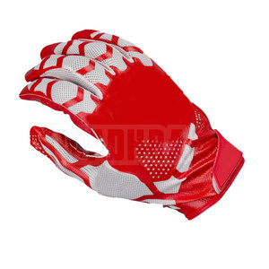 Gants de football américain en cuir en gros, antidérapants, imperméables, avec sangle de poignet réglable, meilleur design, nouvelle arrivée en promotion - Product Image 2