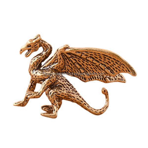 Escultura de dinosaurio de metal de alta demanda, decoración tradicional elegante para centros de mesa de hogar y oficina a precio de mercado - Product Image 5