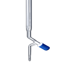 Bureta Boroflo Clase A con grifo Rotaflow y llave de PTFE |   Bureta de laboratorio con rosca GP y certificado de lote - Product Image 1