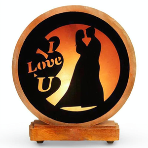 Lampe en sel de l'Himalaya à finition lisse pour la décoration de la maison, lampe en sel à lueur chaude, ambiance relaxante - Product Image 1