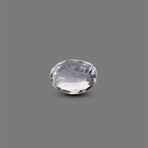 Synthetic Paraiba Square Cut White Zircon 4 Carat Loose Gemstone for Fine Jewelry - Product Image 2