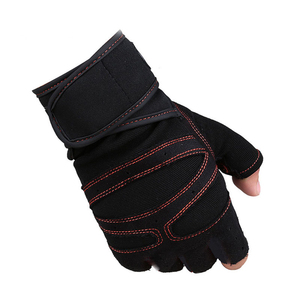 Unisex Half-Finger Polyester Fitness Gloves <b>Handle</b> Non-Slip Wear-Resistant Breathable Buckle Closure for Weight <b>Lifting</b> Sports - Product Image 1