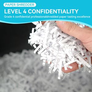 Trituratore a croce Ultra silenzioso a 15 fogli 4.76 galloni resistente per la casa e l'ufficio brandelli di carta/CD/scheda - Product Image 2