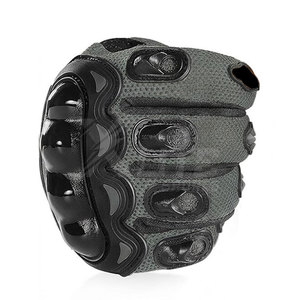 Gants de moto en cuir d'hiver réglables, respirants, durables, avec support de sécurité, ajustement confortable, doublure intérieure douce et flexible pour la main - Product Image 5