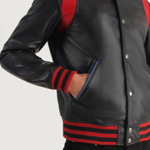 Vestes universitaires pour hommes grandes tailles, vente en gros de vestes universitaires vierges, vestes universitaires personnalisées avec logo, vestes universitaires simples pour hommes - Product Image 4