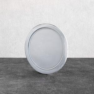 Assiettes de table japonaises en céramique Rikizo Beignet 9,5 cm 24 cm Gris Blanc Grès surglacé Lavable au lave-vaisselle Vaisselle Assiettes de service - Product Image 1