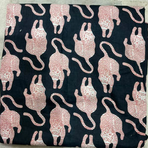 Tela de Algodón Premium, No Tejida, Orgánica, Ecológica, con Estampado Animal, Material Cambray, Suave y Transpirable para Niños, Cortinas, Bolsos y Confección de Vestidos - Product Image 4