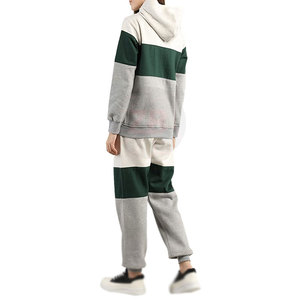 Ensemble de survêtement pour femme, chaud, 100% coton, tissu léger, pour streetwear et tenue d'hiver - Product Image 2