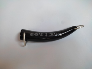 BINSADIQ CRAFTS Asas para Bolsos de Cuerno de Búfalo, Plateadas con Níquel, Acabado Negro Pulido, Modernas, 100% Ecológicas, para Bolsos de Mujer, DIY - Product Image 1