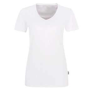Unisex V-Neck <b>Short</b> <b>Sleeve</b> Solid <b>White</b> T-<b>Shirt</b> Regular Fit Sporty 100% Cotton Breathable Jersey Knitted Winter Needle Detection - Product Image 1