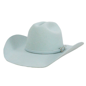 <b>Light</b> Blue Wool Silk Screen Sublimation Printed Striped Cowboy <b>Hat</b> Unisex Adult Casual Beach Spring Summer 56-58CM Wide Brim - Product Image 5