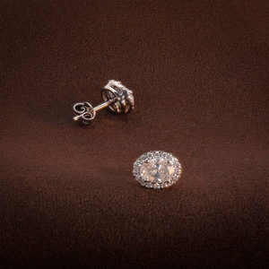 Boucles d'oreilles ovales en diamant de laboratoire, 1,81 carat total, couleur E-F, qualité VVS2, boucles d'oreilles classiques en diamant pour femmes, différentes tailles - Product Image 5