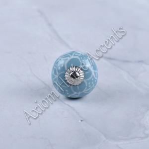 Unique Handcrafted <b>Ceramic</b> <b>Knobs</b> in Bold Colors for Decorative Furniture Pulls by Axiom Home Accents - Product Image 2