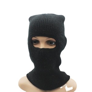 Accessoires de cyclisme unisexes pour l'hiver, masques de ski pour hommes, balaclava à 3 trous, masque intégral en tricot pour le ski - Product Image 5