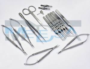 Kit de Anastomosis Microquirúrgica de 15 Piezas para Replantación Arterial con Pinzas y Bandeja de Esterilización - Product Image 2