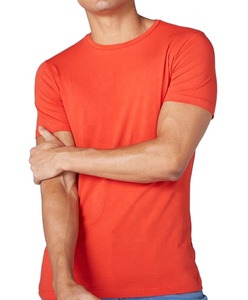 Gym Wear Plus Size Plain <b>Stretch</b> Tshirt <b>Mens</b> - Product Image 1