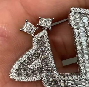 Pendant Moissanite Round Cut Diamond Muslim Necklace 925 Sterling Silver <b>Islamic</b> Jewelry Spiritual <b>Gift</b> <b>for</b> Him <b>Her</b> - Product Image 2