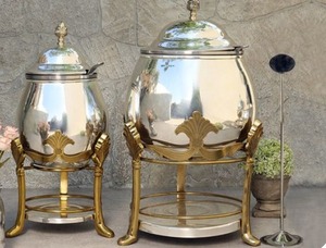 Durable Round Chafing Dish <b>Buffet</b> Set Food <b>Warmer</b> for Party Hotel And Catering At Best Price - Product Image 6