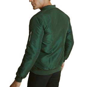 Chaqueta de Piloto de Invierno con Logotipo Personalizado OEM para Hombre, el Mejor Diseño, Cuello Alto, Apliques Bordados Personalizados, Nueva Tela, Estilo Bomber - Product Image 6