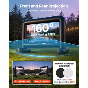 Schermo Gonfiabile per Cinema all'Aperto da 14 Piedi con Borsa Portatile e Facile Installazione - Product Image 4