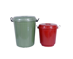 Contenedor Cilíndrico de Plástico PP de 25L, Directo de Fábrica, para Uso en Cocina, con Tapa Segura, Almacenamiento Multiusos para Agua y Aceite - Product Image 1