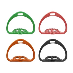 Estribos de PP Verdes, Rojos, Naranjas y Negros con Textura Antideslizante para Montar a Caballo, Estribos Coloridos para Equitación, Duraderos - Product Image 1