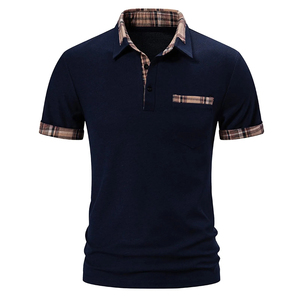 Camisetas Polo Personalizadas al por Mayor, 100% Algodón Piqué, Manga Corta, Antiarrugas, Camisetas Polo para Hombre con Logotipo de Marca, Camisetas Polo de Golf para Hombre - Product Image 5