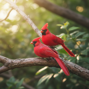 Noel dekorasyon 7 inç Clip-On kardinal süsler yapay kuşlar - Product Image 4