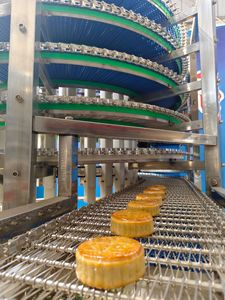 Maßgefertigter Spiralförmiger Förderbandturm für Natürliche Kühlung von Pizza, Taco und Donut Produktionslinien Lebensmittel-Kühlsystem - Product Image 3