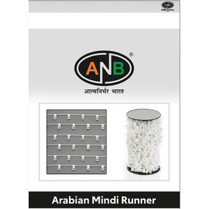 ANB Arebian Single Traditional Style Electric Ripple <b>Fold</b> Curtain Track Metal and PVC Glider Accessory Runner Curtain Pole - Product Image 2