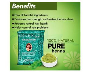 Mezcla de Hierbas de Henna Shahnaz Husain (100 g x 3) - Negro - Product Image 3