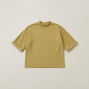 T-shirts personnalisés en gros pour femmes, 100 % coton, décontractés, col rond, pull-over pour l'été et le printemps - Product Image 4