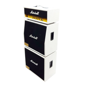 Decoration Miniature <b>Amplifier</b> <b>Speaker</b> 11.2 Inch Marshall White Wooden Hand Made - Product Image 1