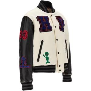 Chaqueta universitaria de béisbol para hombre, venta al por mayor, OEM, alta calidad, chaqueta varsity para hombre y mujer, chaqueta estilo Letterman ajustada. - Product Image 4