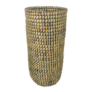ตะกร้าใส่ของตกแต่งหญ้าทะเลธรรมชาติอุปกรณ์ตกแต่งบ้านแบบทอ - Product Image 1
