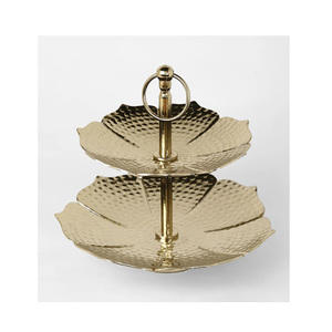 Support à gâteau à 3 étages en métal plaqué argent de qualité supérieure, élégant pour table, hôtel, mariage, fête, pâtisserie, support de service pour cupcakes - Product Image 4