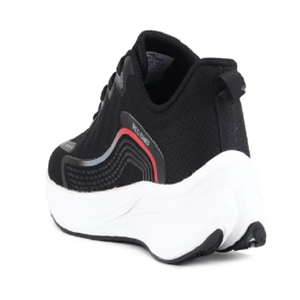 Chaussures de sport basses noires pour hommes, à lacets, respirantes, avec semelle amortissante - Product Image 3