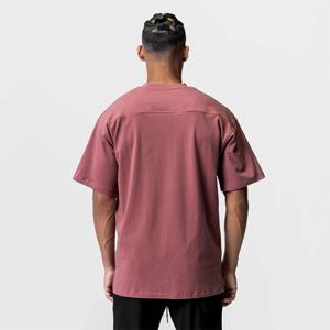 Fabricants de t-shirts OEM, t-shirts personnalisés pour hommes en coton 100% avec logo sur le devant, manches courtes, col rond, décontractés, respirants, à séchage rapide, pour le fitness - Product Image 4