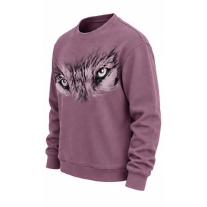 <b>Men's</b> Waffle Knit Sweatshirt <b>Thermal</b> Pullover Crew Neck Long Sleeve Warm Casual Winter Custom Wholesale Streetwear Fashion <b>Top</b> - Product Image 3