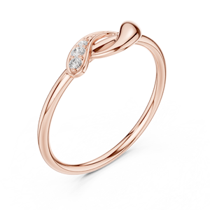 <b>Rose</b> <b>Gold</b> Tone Septum <b>Ring</b> NonFading <b>Nose</b> <b>Ring</b> Lab Grown Diamond <b>Ring</b> for Women Party Wear - Product Image 1