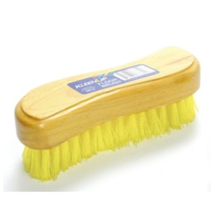 KLEEN up Handheld Wooden Floor <b>Brush</b> 0612 with Soft Bristles for Cleaning Bathroom and Other Surfaces - Product Image 1