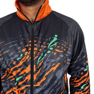 ชุดวอร์มคุณภาพสูงสำหรับผู้ชายชุดวอร์มผ้าฝ้าย100% แนวสตรีทแวร์ออกแบบโลโก้ได้ตามต้องการสำหรับวิ่งจ๊อกกิ้งกลางแจ้ง - Product Image 3