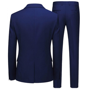 Nouvel ensemble élégant de pantalon et veste de mariage pour homme avec logo personnalisé – Costume d'affaires pour homme à prix abordable en promotion - Product Image 2