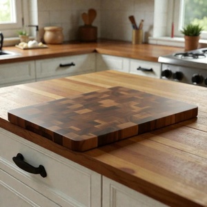 Planche à découper rectangulaire en bois artisanale Artizon Studio avec finition lisse, réutilisable et durable, passe au lave-vaisselle - Product Image 4