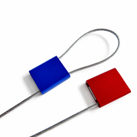 Scellé de câble en aluminium léger YSD avec logo personnalisé pour la sécurité des compteurs de gaz, d'électricité et d'eau