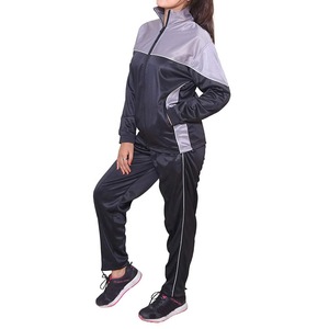 GAF New Custom Breathable Lightweight Tracksuits High Quality Two Piece Sweat Suit Set Women Solid Zipper Sport Training Wear - Product Image 5