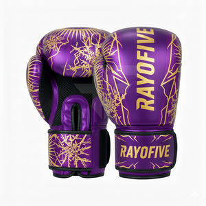 ถุงมือฝึกซ้อมหนัง PU แบบปรับแต่งได้สำหรับศิลปะการต่อสู้และฟิตเนส ถุงมือชกมวยมืออาชีพหนัง PU ถุงมือโลโก้สั่งทำพิเศษ - Product Image 4