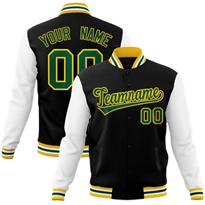 Chaqueta universitaria de béisbol con logotipo personalizado, abrigo transpirable de calidad a la moda deportiva con diseño universitario Letterman para deportes de invierno - Product Image 1