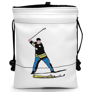 Pochette de golf en cuir véritable, conçue pour les joueurs professionnels, idéale pour les séances d'entraînement quotidiennes, à prix raisonnable. - Product Image 1